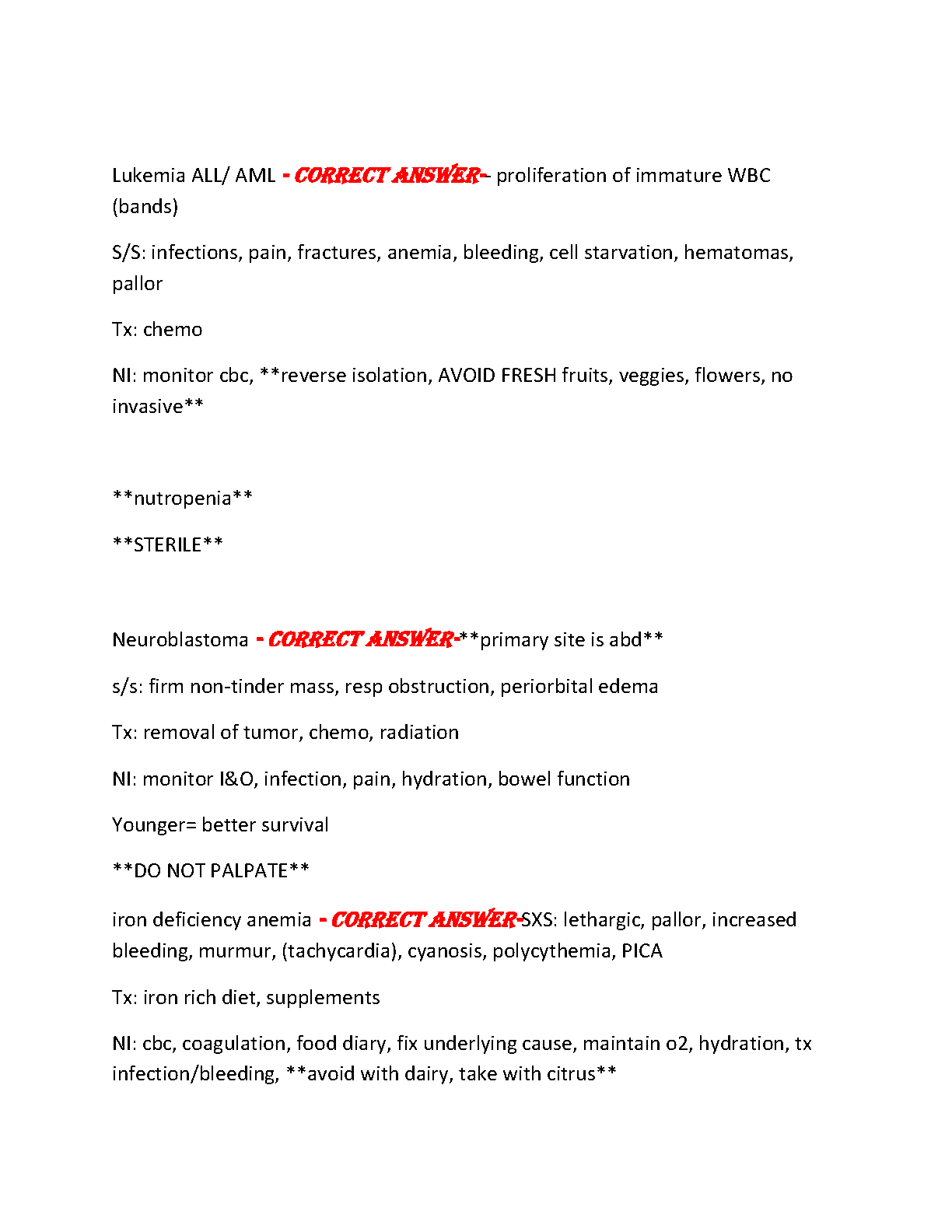 NUR 254 Exam 4 Test Bank 2026/27 | Pillitteri Ricci Nursing