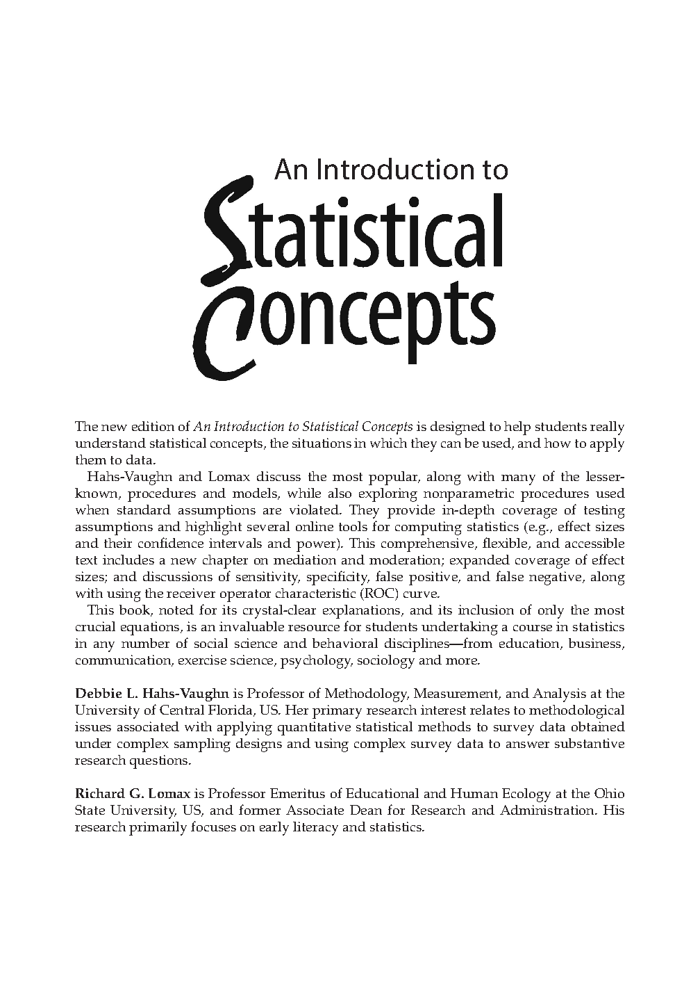 Statistical Concepts Test Bank 4th Ed Solutions