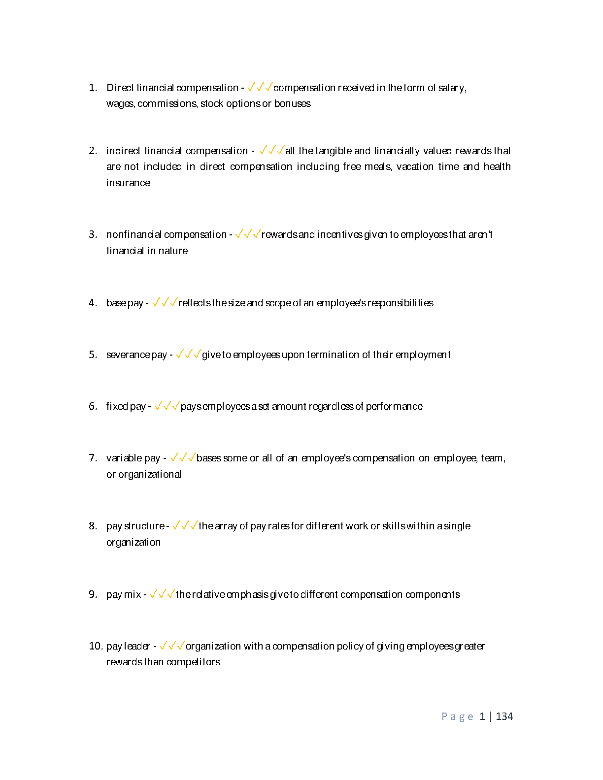WGU C202 Human Resources Test Bank Snell 19th Ed