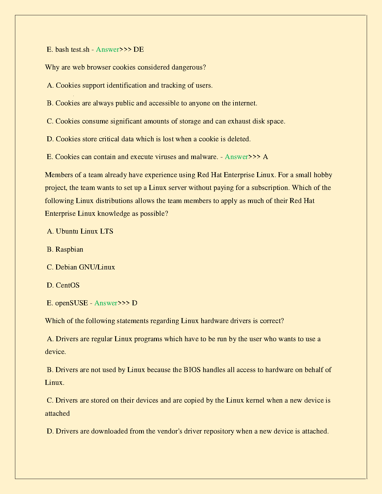 WGU C851 Linux Foundations Exam Questions & Solutions IMG-3