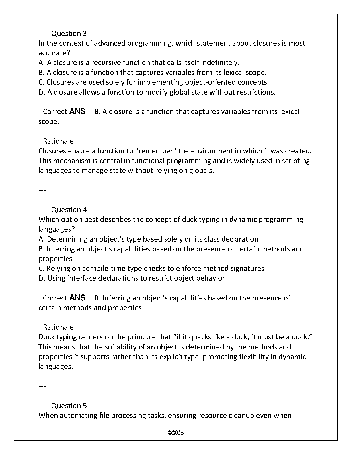 WGU D278 ITSW 2113 Exam Prep and Review Guide IMG-3