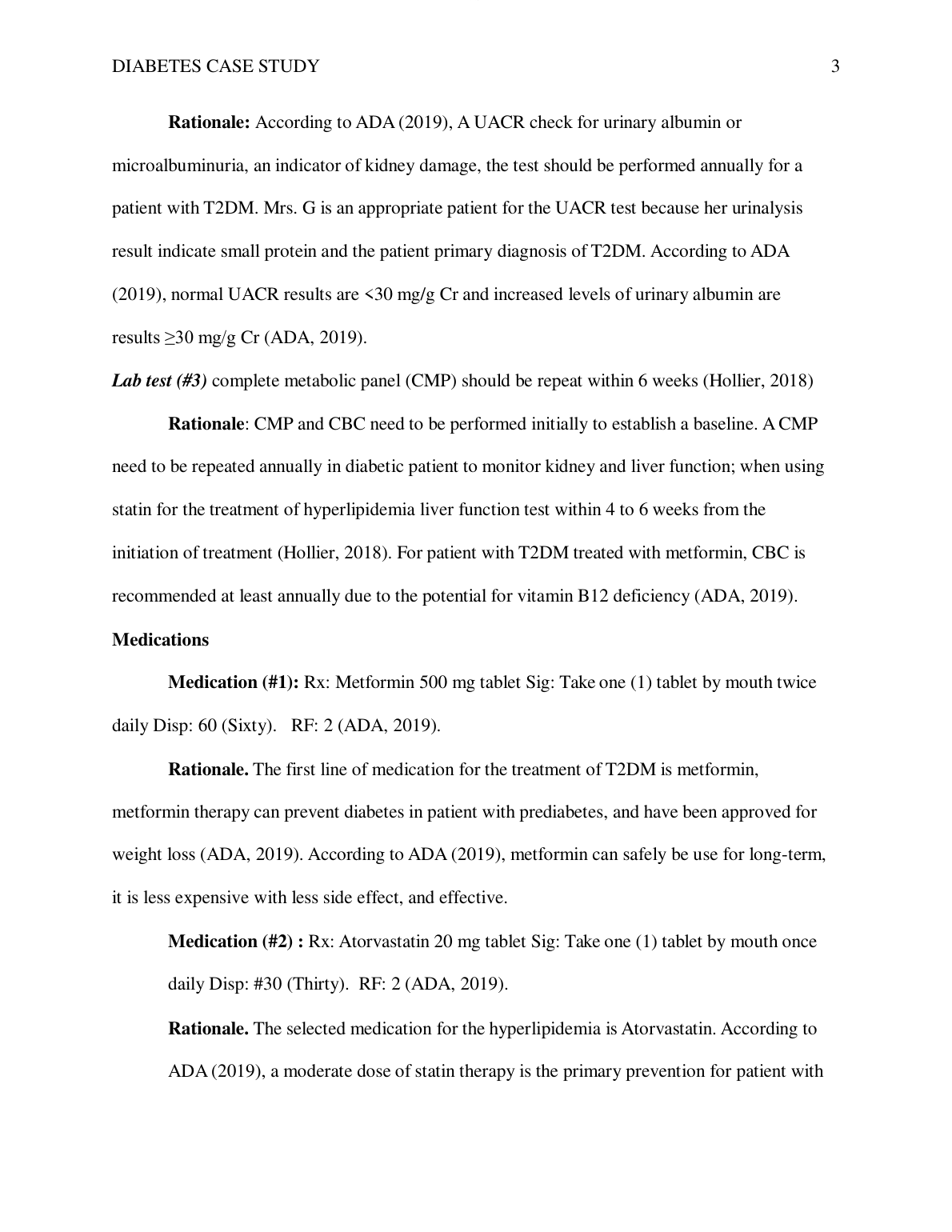 NR 601 Type 2 Diabetes Case Study Solution Guide 2023 IMG-3