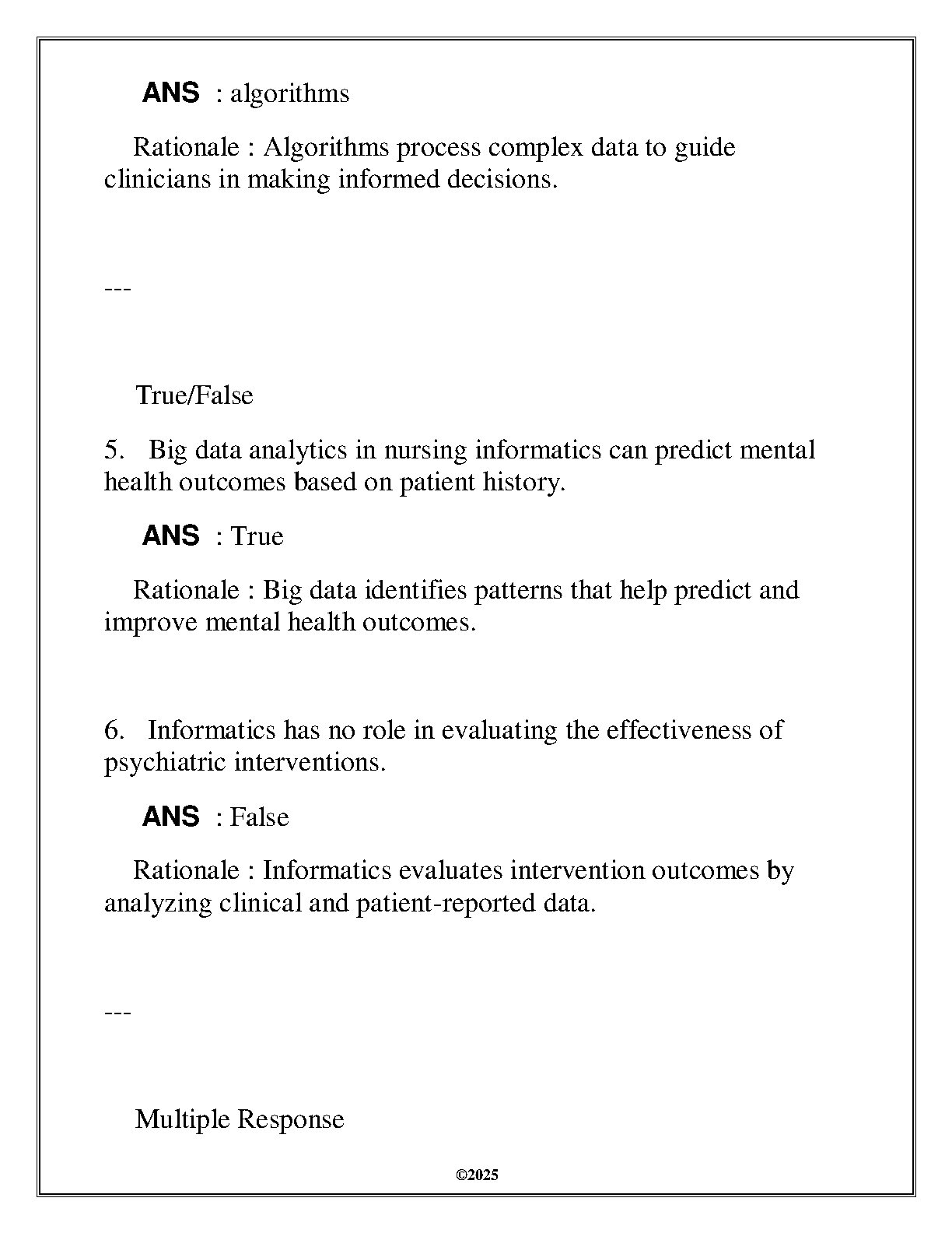 NURS 5206 Informatics PMHNP Final Exam Qs & As IMG-3