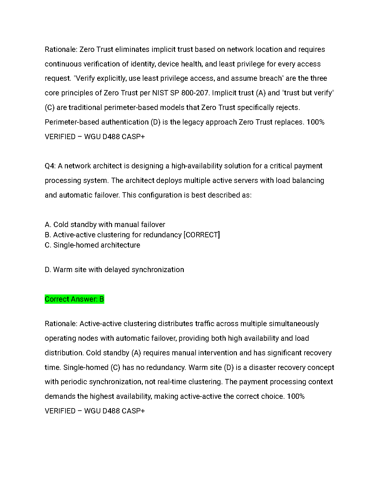 CompTIA CASP+ D488 Exam Prep and Verified Answers Guide IMG-3