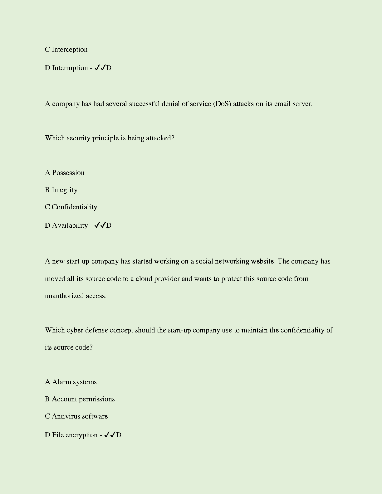 WGU C836 Info Security Practice Questions 2024-2025 IMG-3
