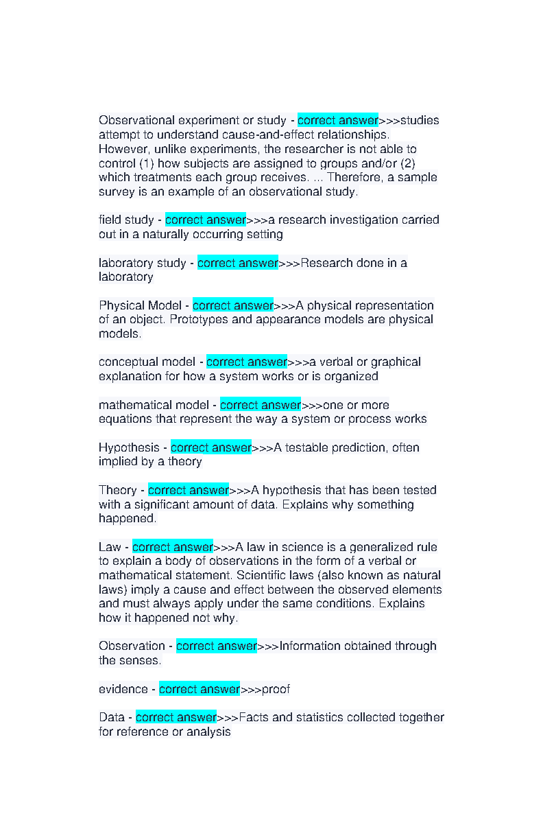 WGU C165 Integrated Physical Science Study Guide 2025