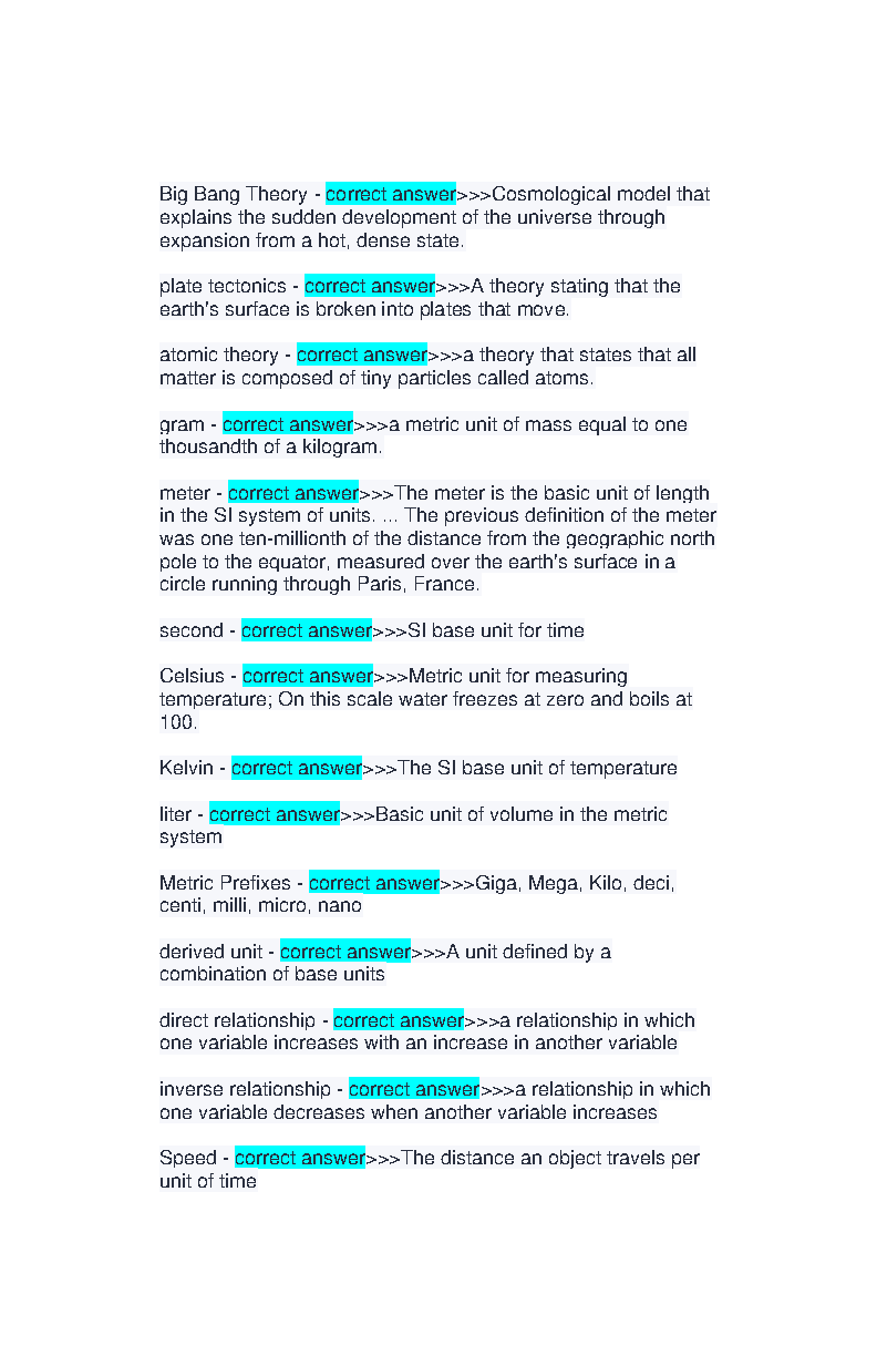 WGU C165 Integrated Physical Science Study Guide 2025 IMG-3