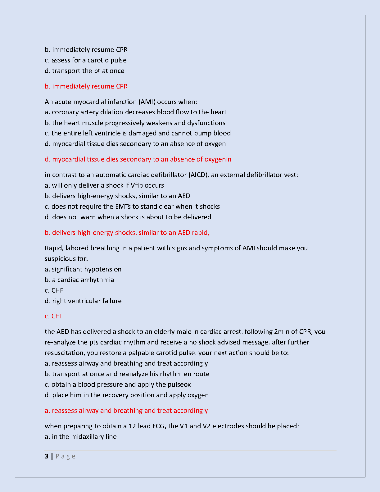 EMS JBL Final Exam Test Bank 2026 12th Ed AAOS Pollak Verified IMG-3