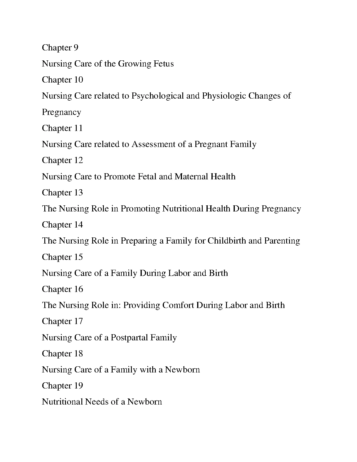 MCH Nursing Test Bank Silbert Flagg 8th Edition IMG-3