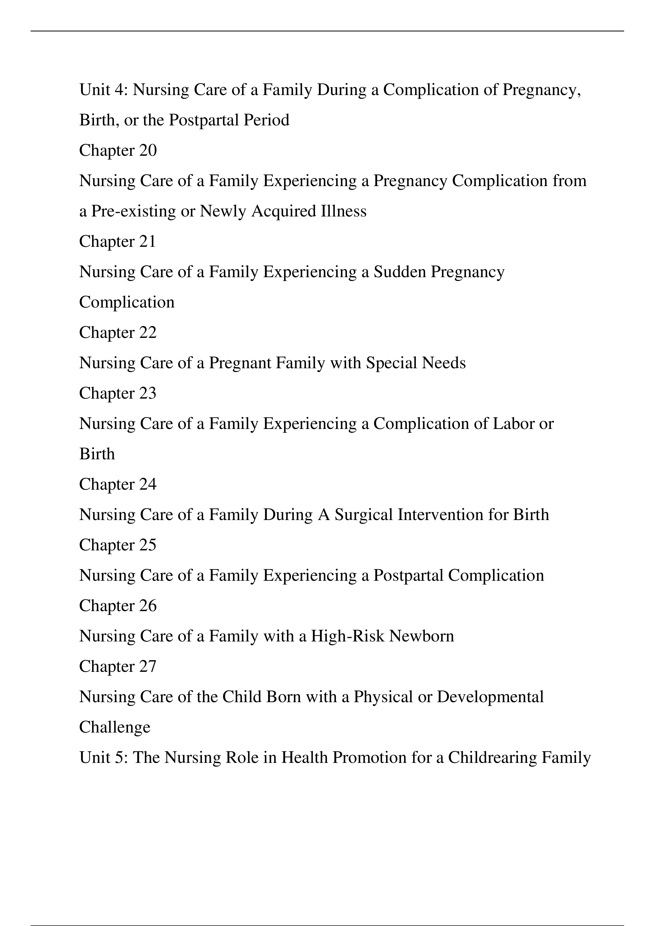 MCH Nursing Test Bank Silbert Flagg 8th Edition IMG-4