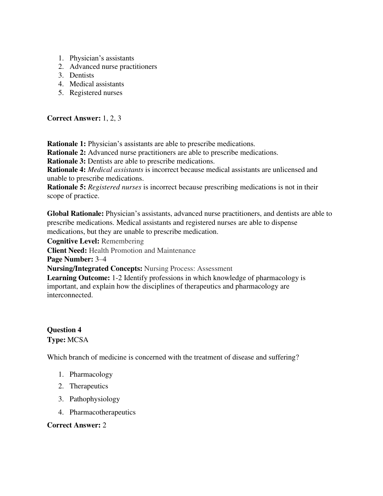 Core Concepts in Pharmacology 5th Edition TEST BANK IMG-3