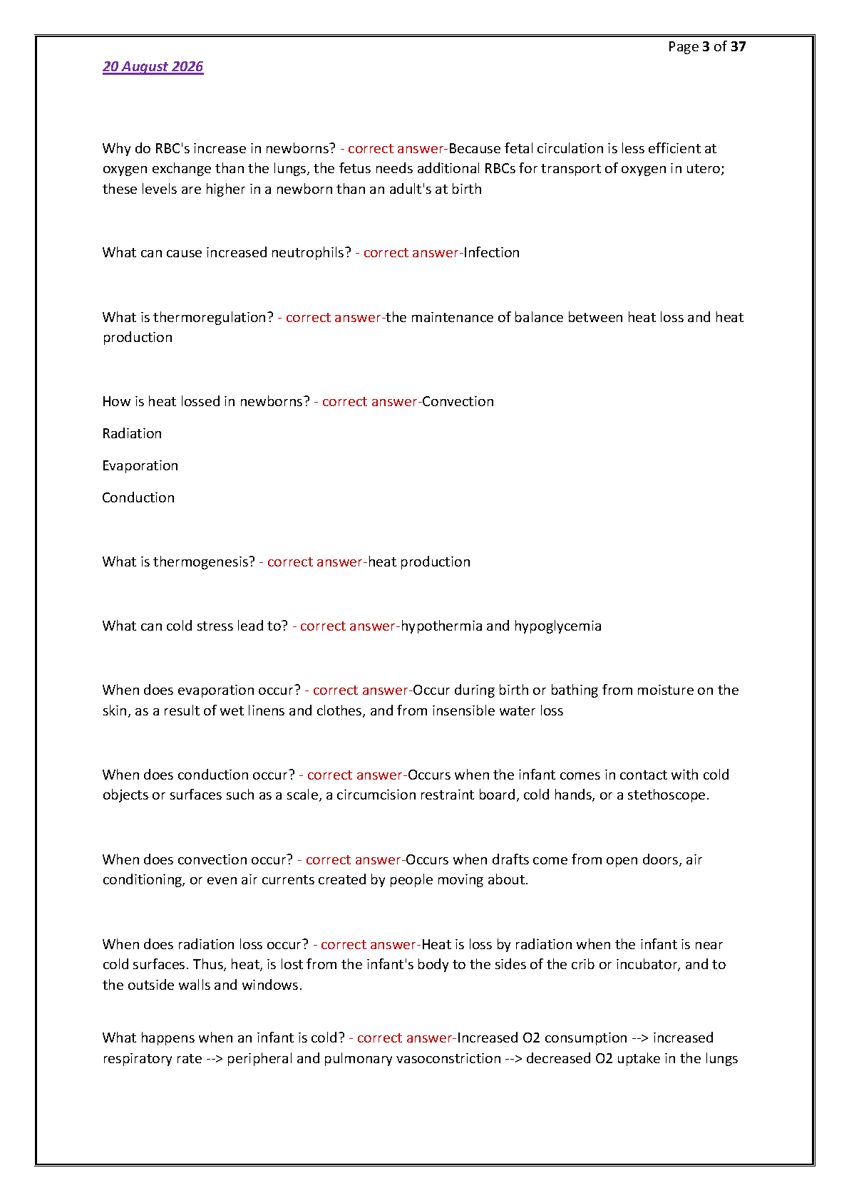 Neonatal Care OB Test Bank Exam 2026/27 IMG-3