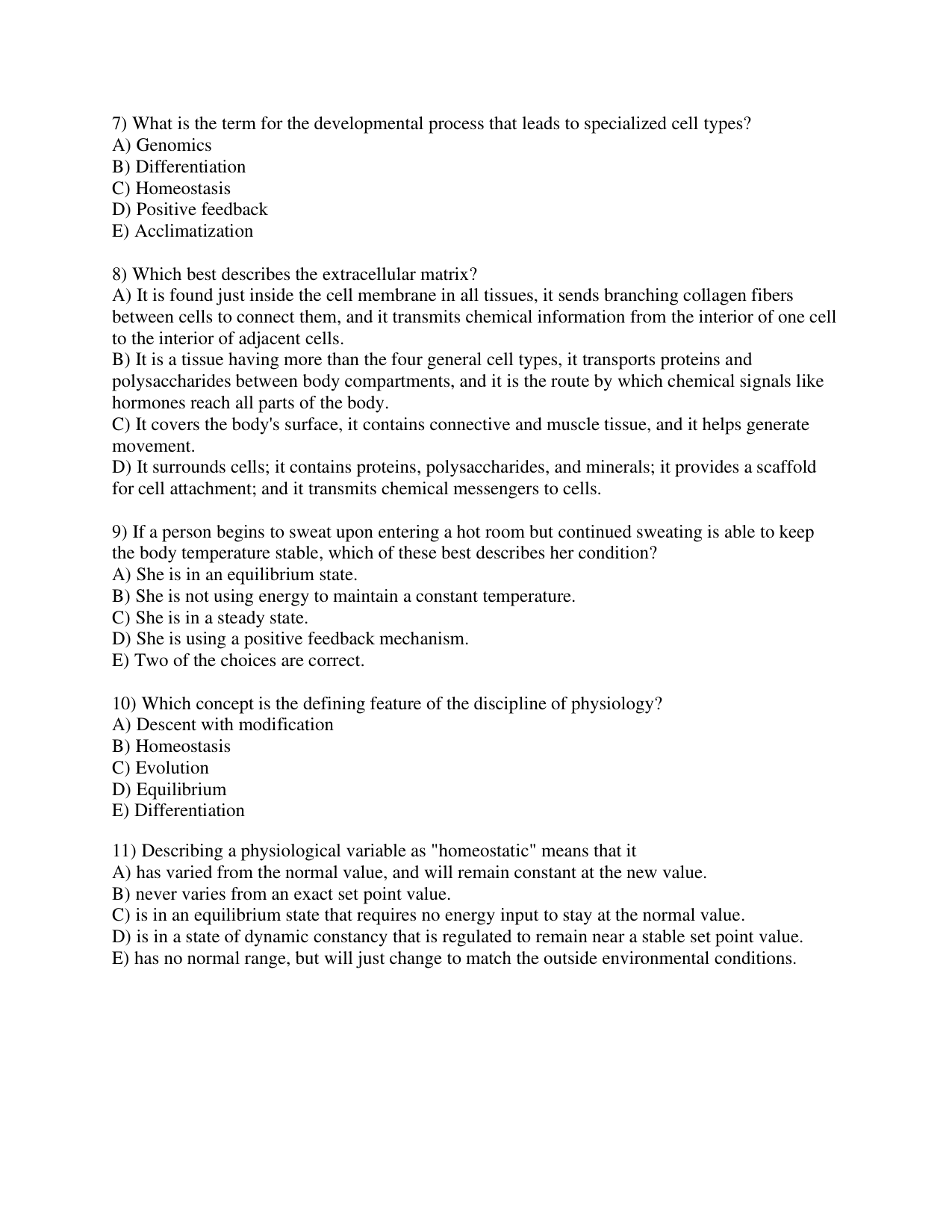 Vanders Human Physiology 15th Edition TEST BANK