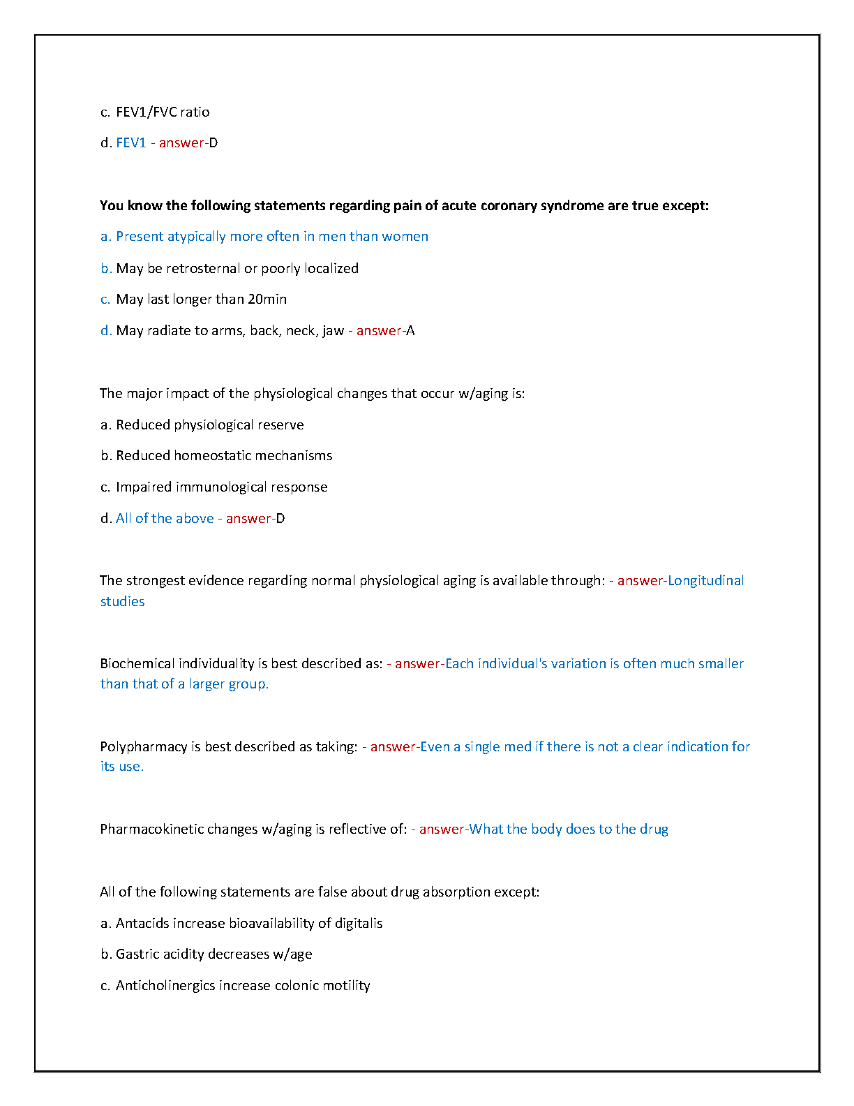 NR 601 Test Bank 300 Questions | Primary Care Nursing 2025 IMG-3