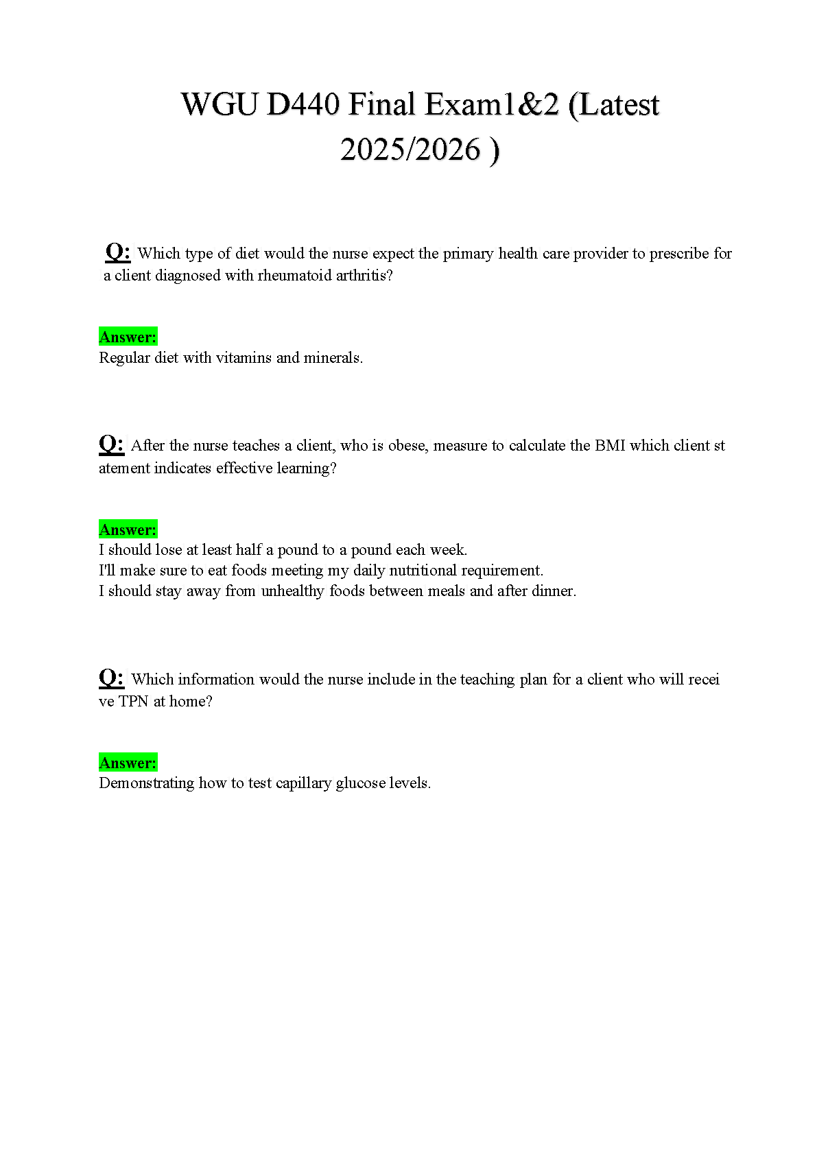 WGU D440 Final Exam Study Guide 2025/2026 with Qs IMG-1