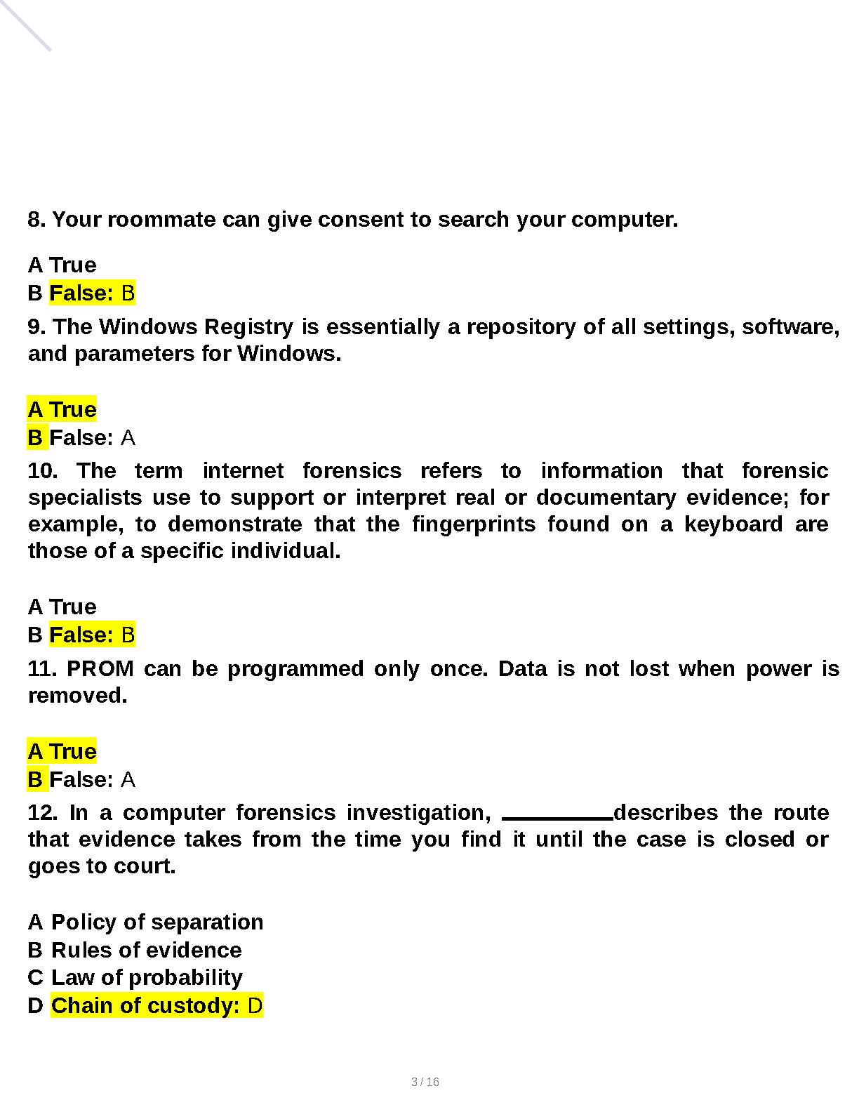 WGU C840 Digital Forensics Test Bank Solutions IMG-3