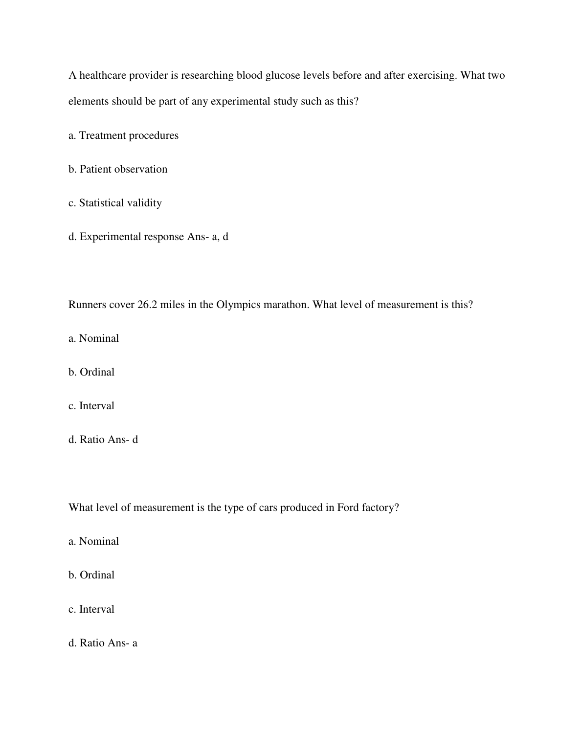 WGU C207 Data Driven Decision Making Test Bank 2024 IMG-1