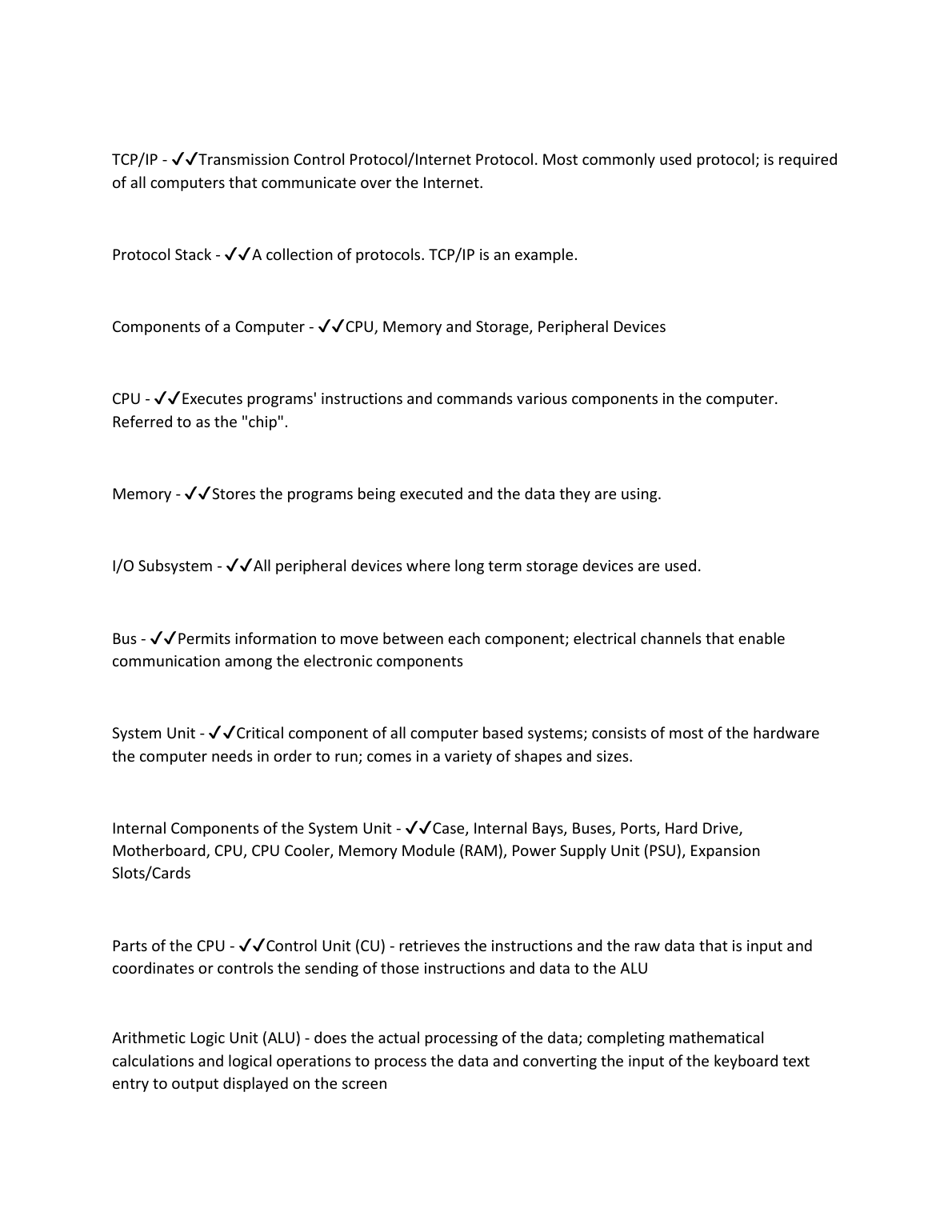 WGU C182 Intro to IT Study Guide IMG-1