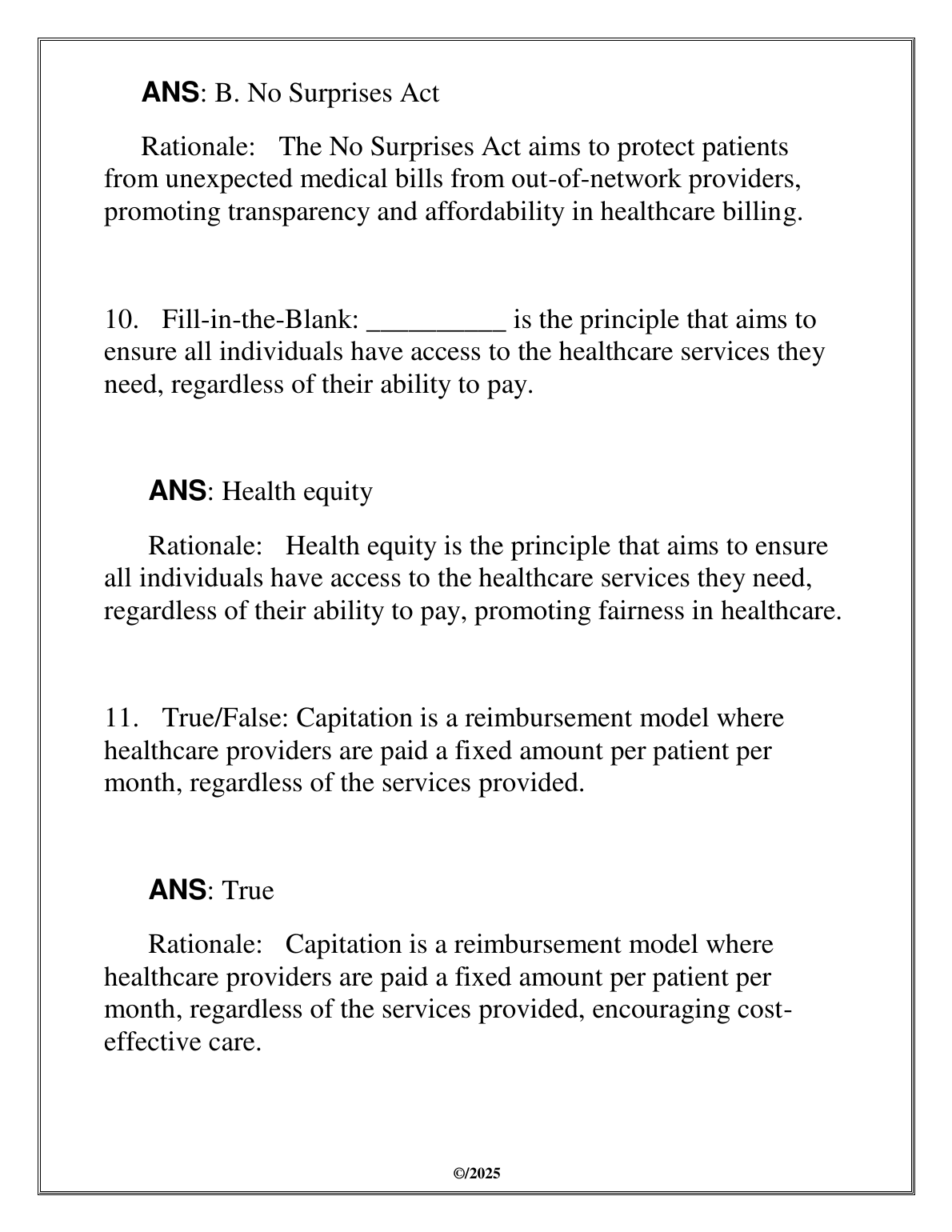 NURS 2650 Healthcare Policy Economics Exam Prep Study Guide IMG-3