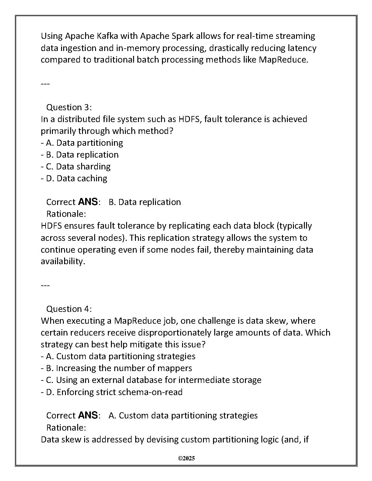 WGU D495 Big Data Foundations Exam Prep and Answers IMG-3
