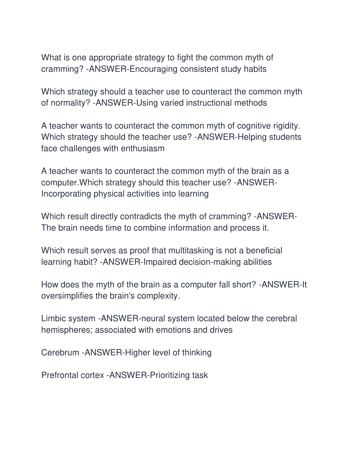 WGU D664 Learners & Learning Science Exam 2025 Questions IMG-3