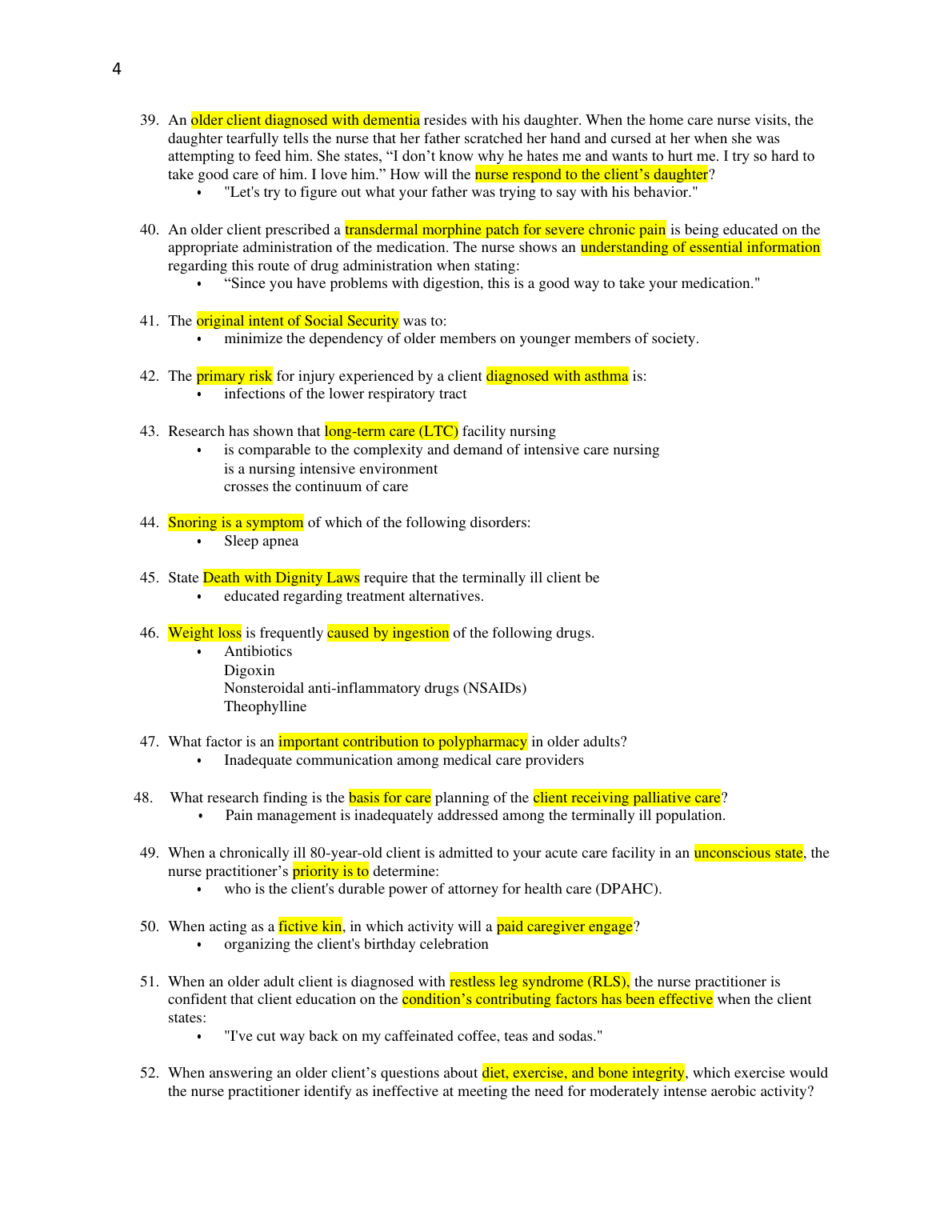 Chamberlain NR 601 Final Exam Qs & As IMG-1