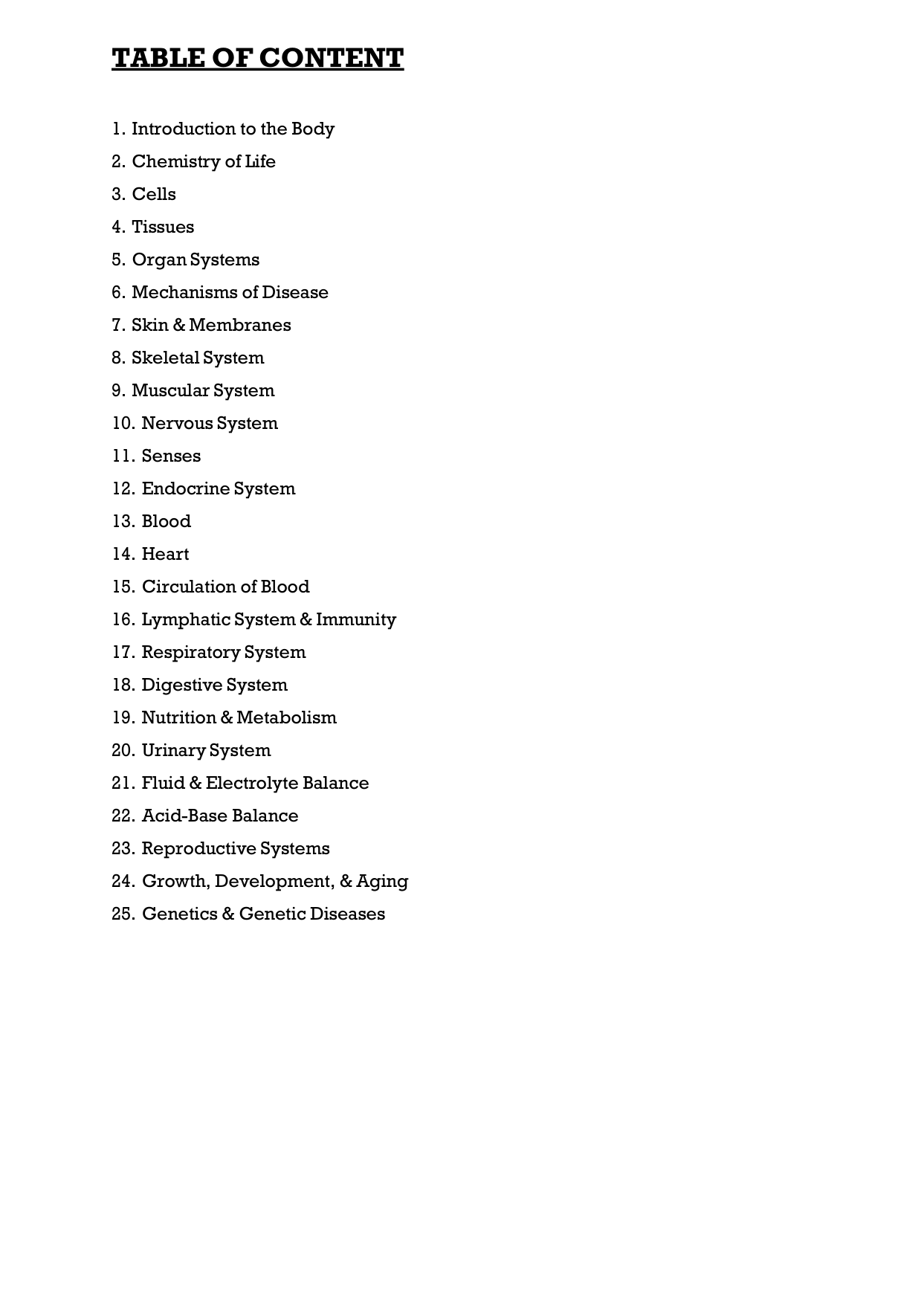 The Human Body in Health & Disease, 8th Edition