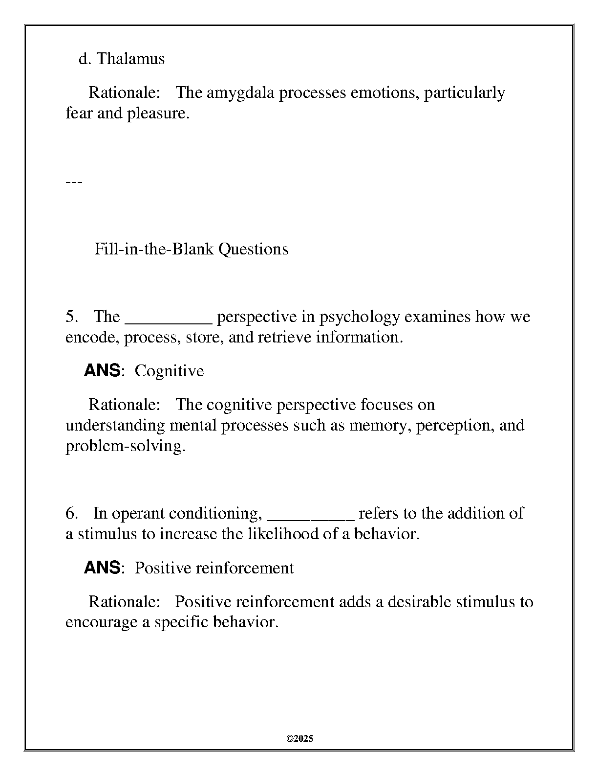 WGU PSYC 1020 Intro Psych Exam Prep and Objectives IMG-3