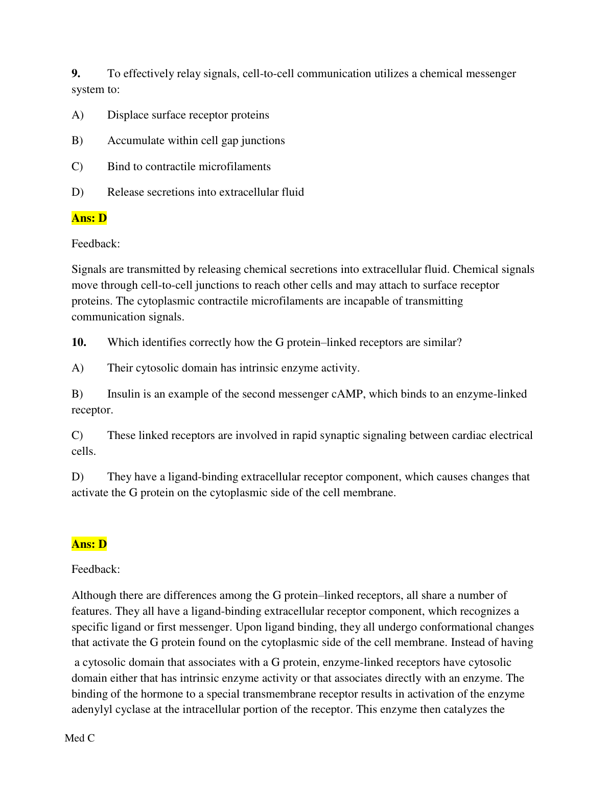 Pathophysiology 5e Test Bank 2026 Norris MCQs & Feedback IMG-3