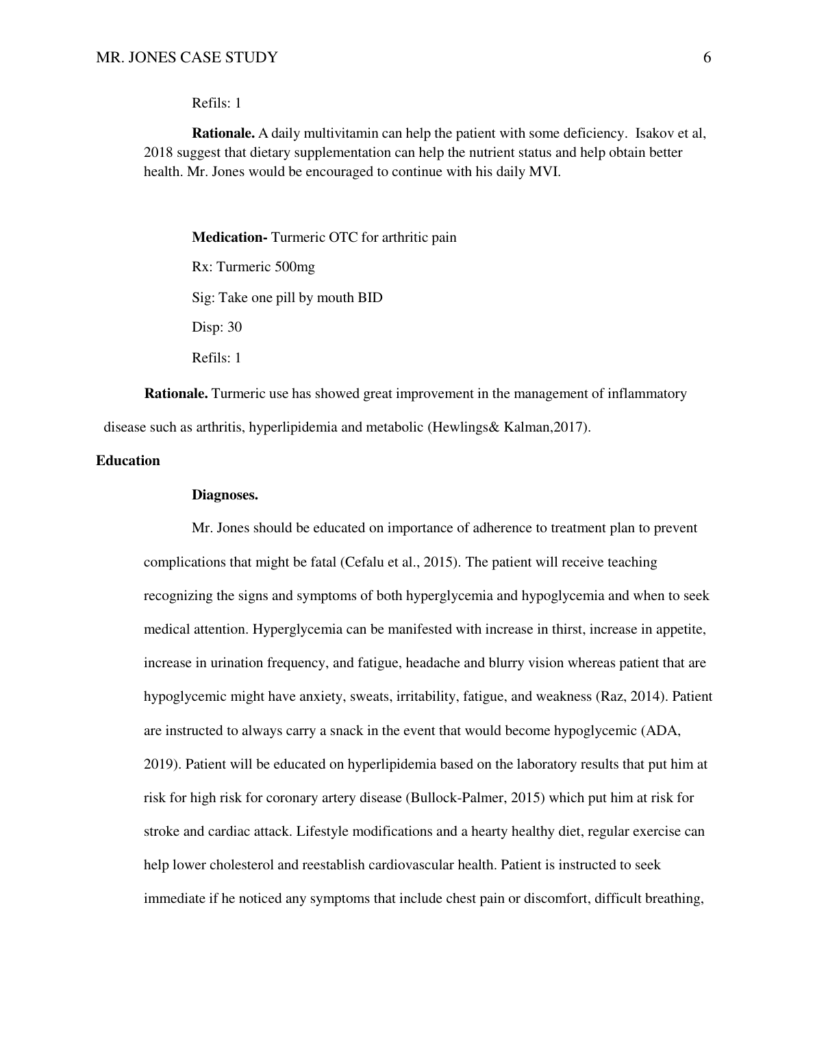 NR 601 Case Study Mr Jones Solution Nursing IMG-3