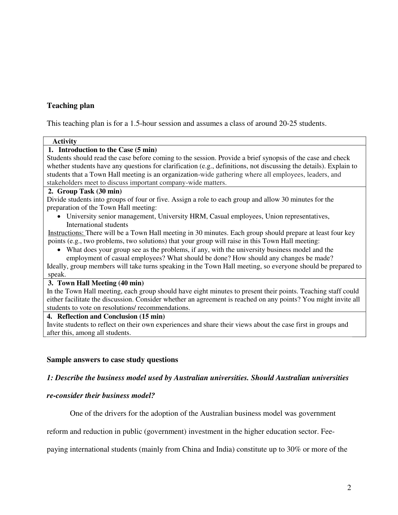 Global HRM Casebook 3rd Edition Solution Manual