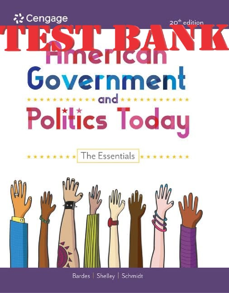 American Government and Politics Today, 20th Edition