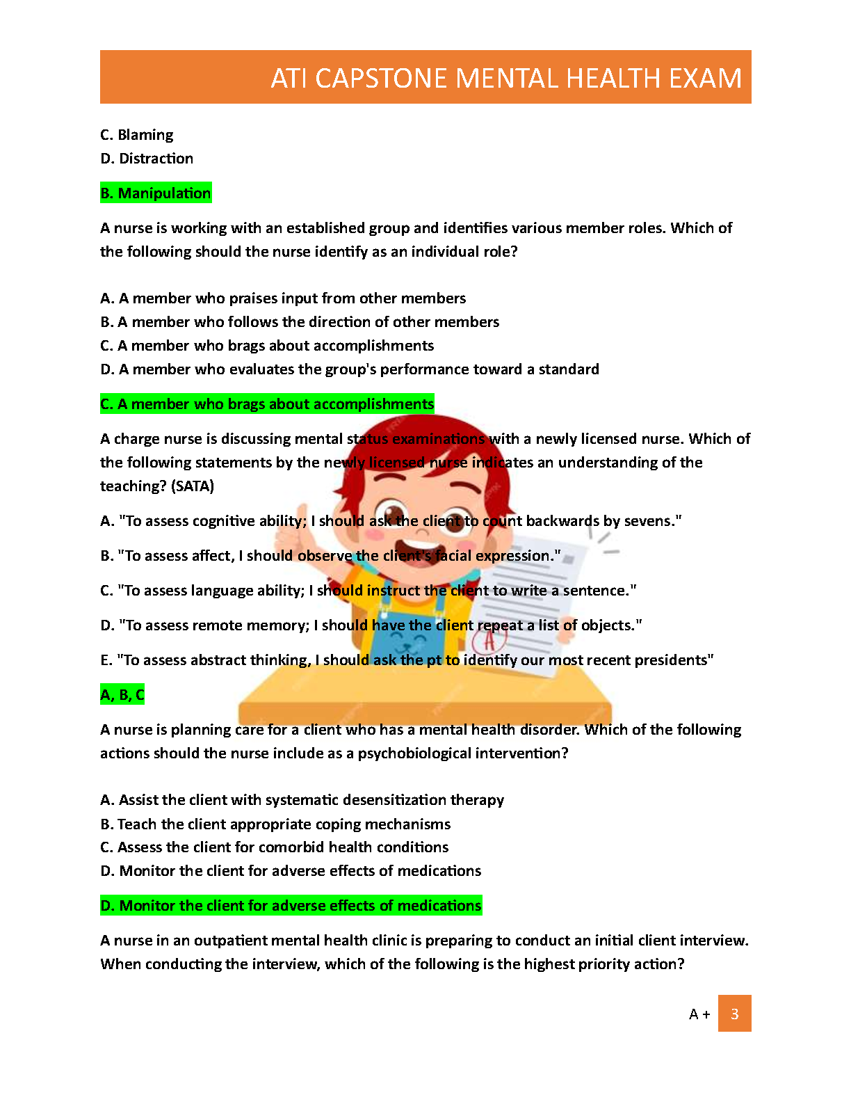 ATI Mental Health Capstone Study Guide 2025 IMG-3