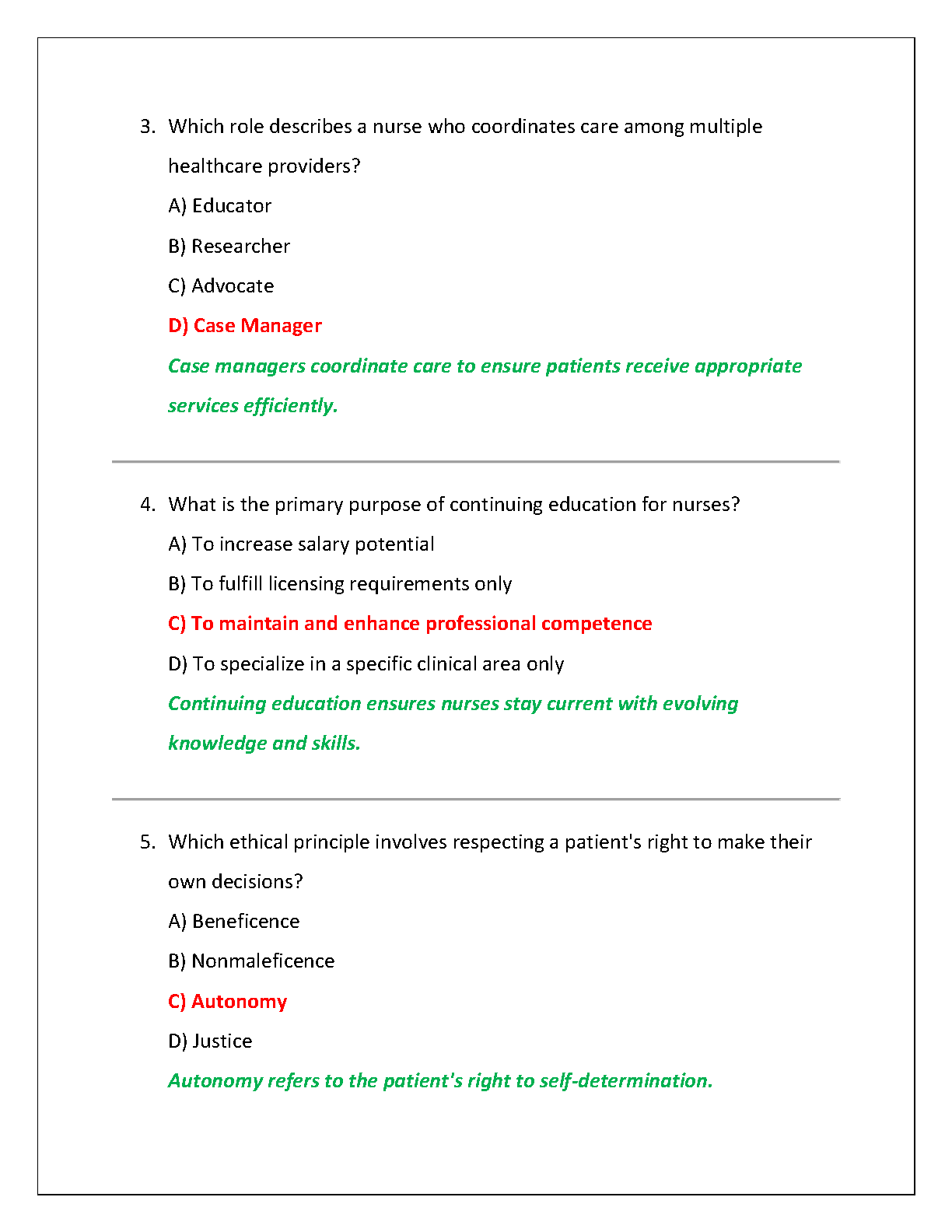 WGU C128 Advanced Professional Roles & Values Practice Exam 2025