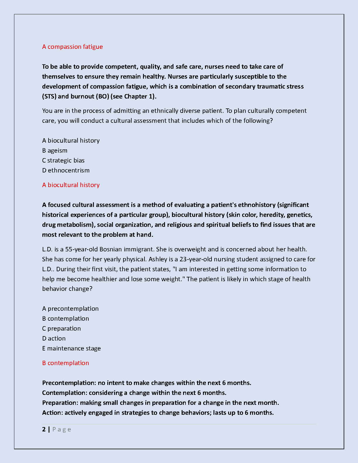 NSG 300 Exam 4 GCU 2026/27 Potter Perry Test Bank