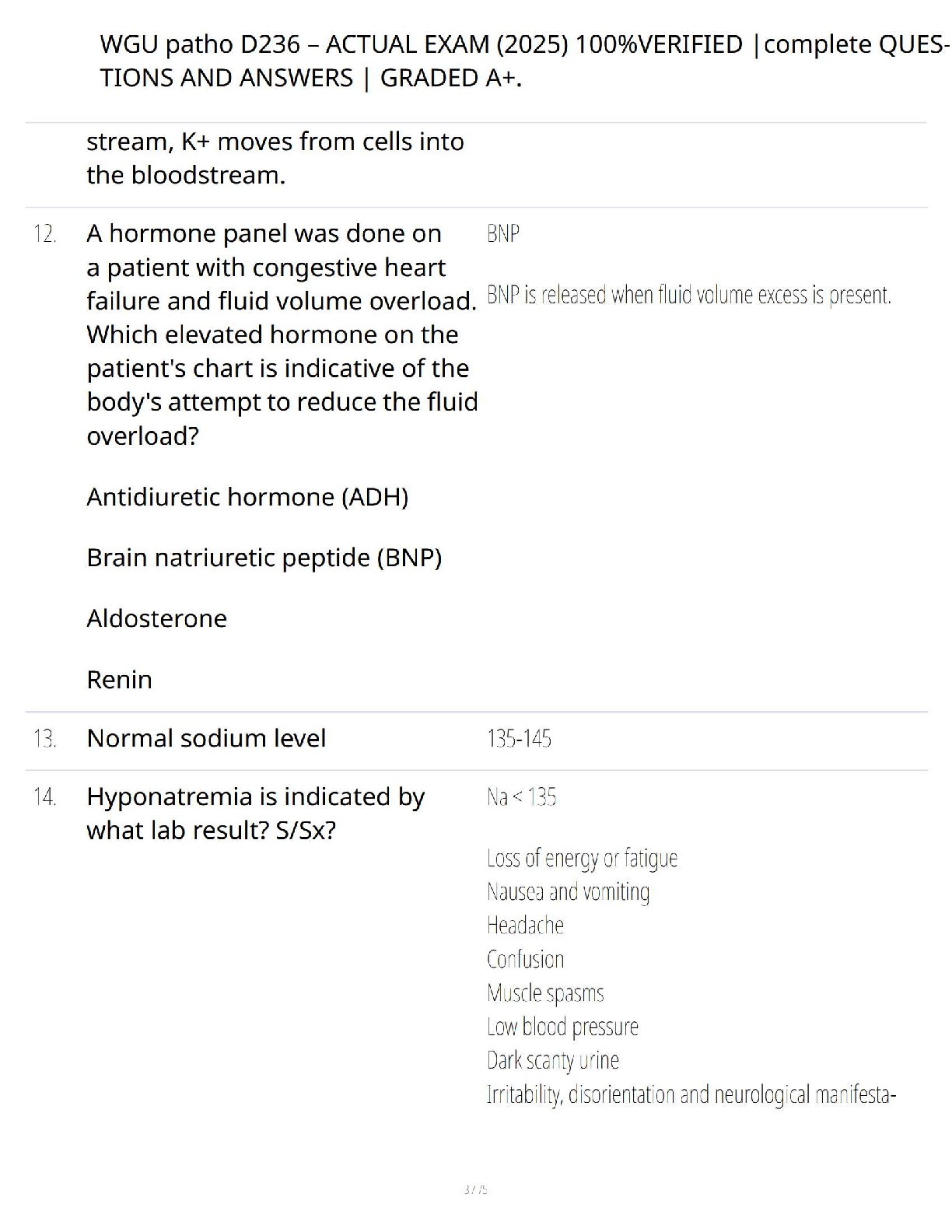 WGU Patho D236 Exam Questions & Answers 2025 Edition IMG-3
