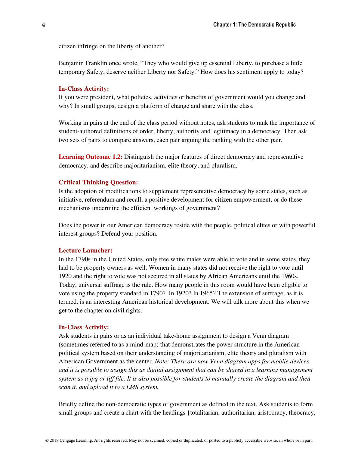 American Government and Politics Today, 19th Edition IMG-1