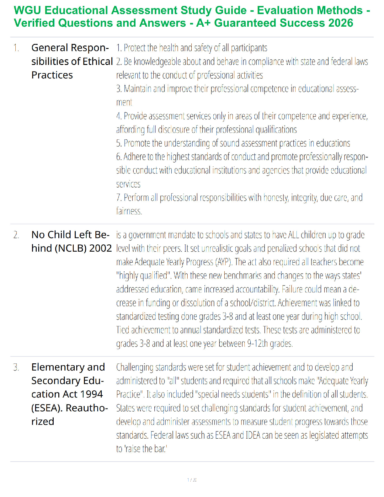 WGU C214 Educational Assessment Study Guide 2026 IMG-1