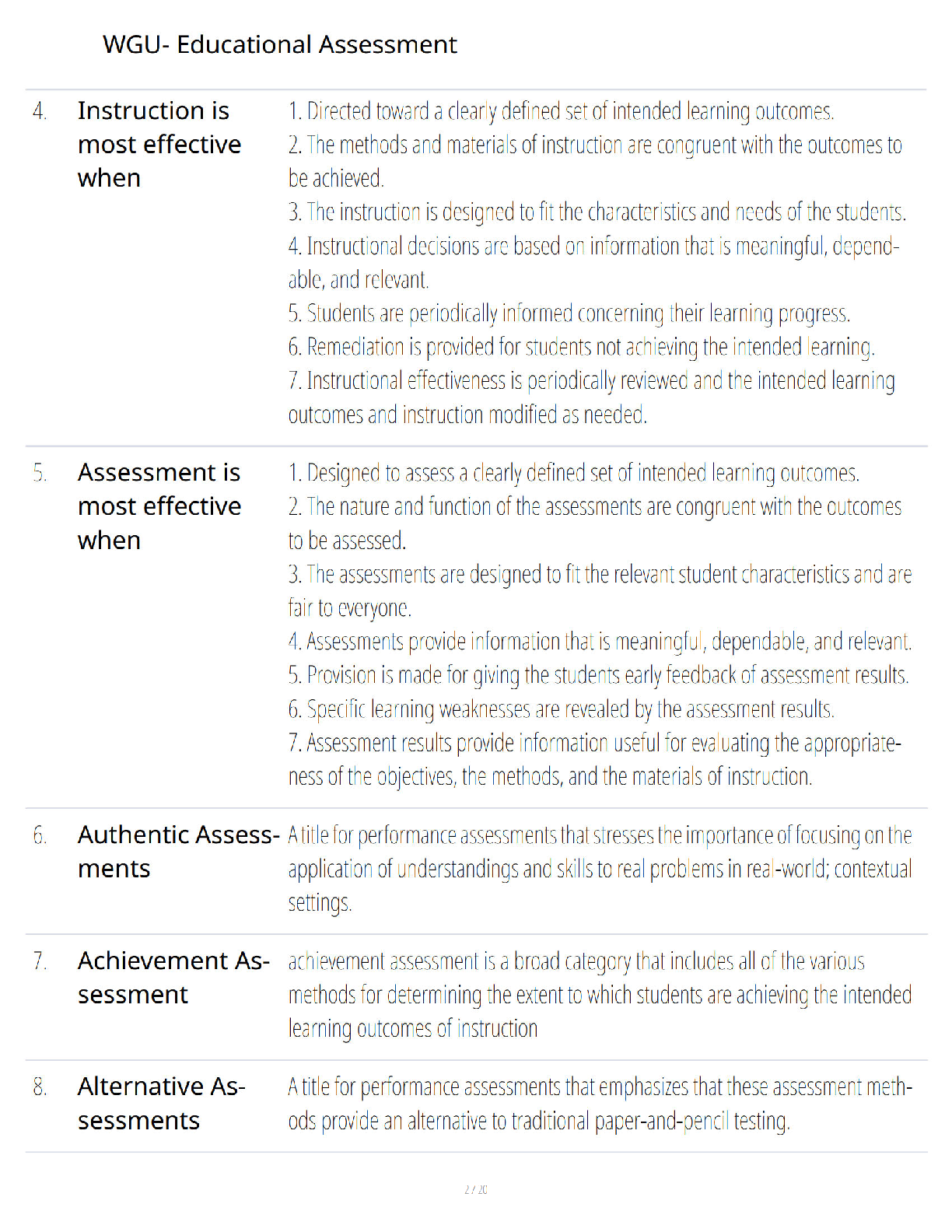 WGU C214 Educational Assessment Study Guide 2026