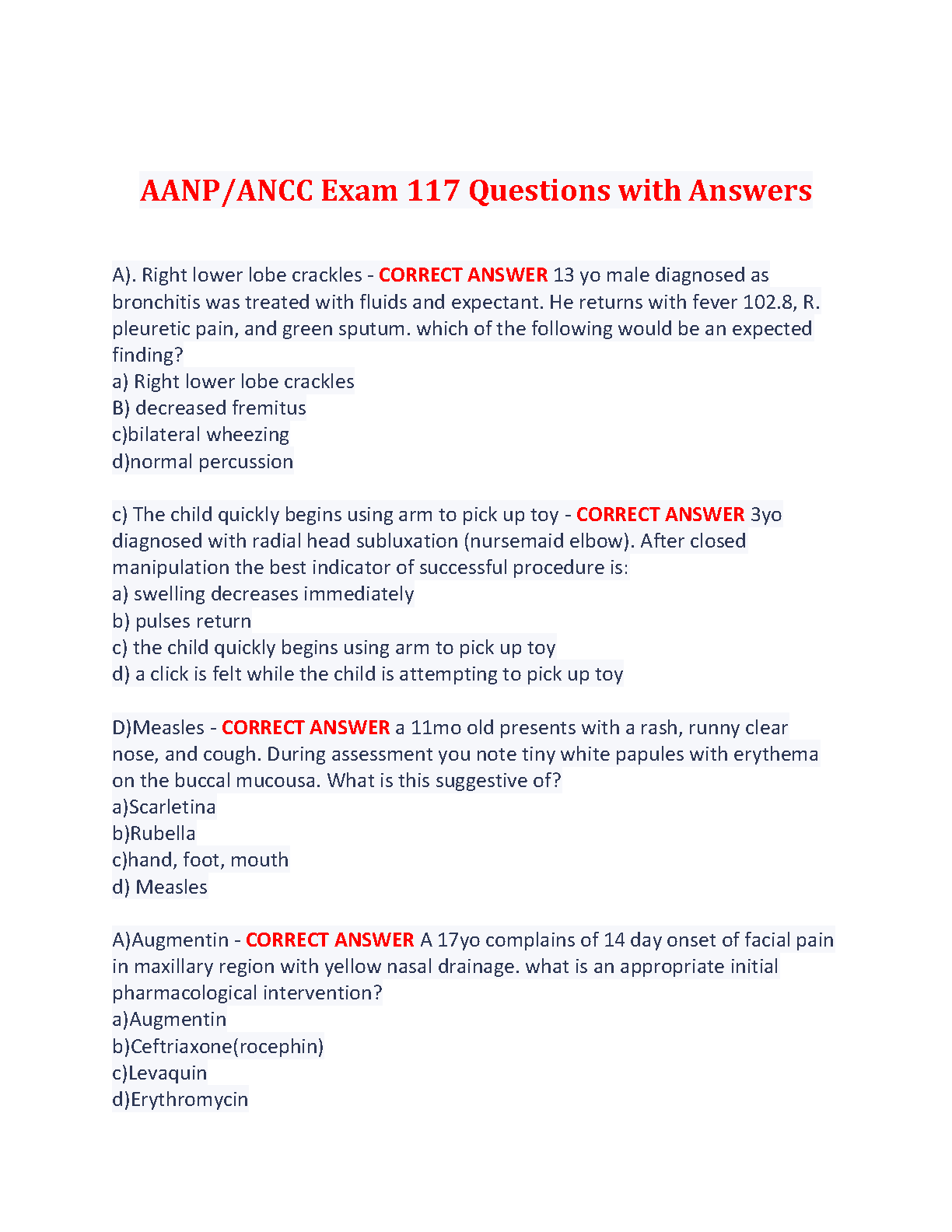 AANP ANCC Exam Prep Question Bank 2026