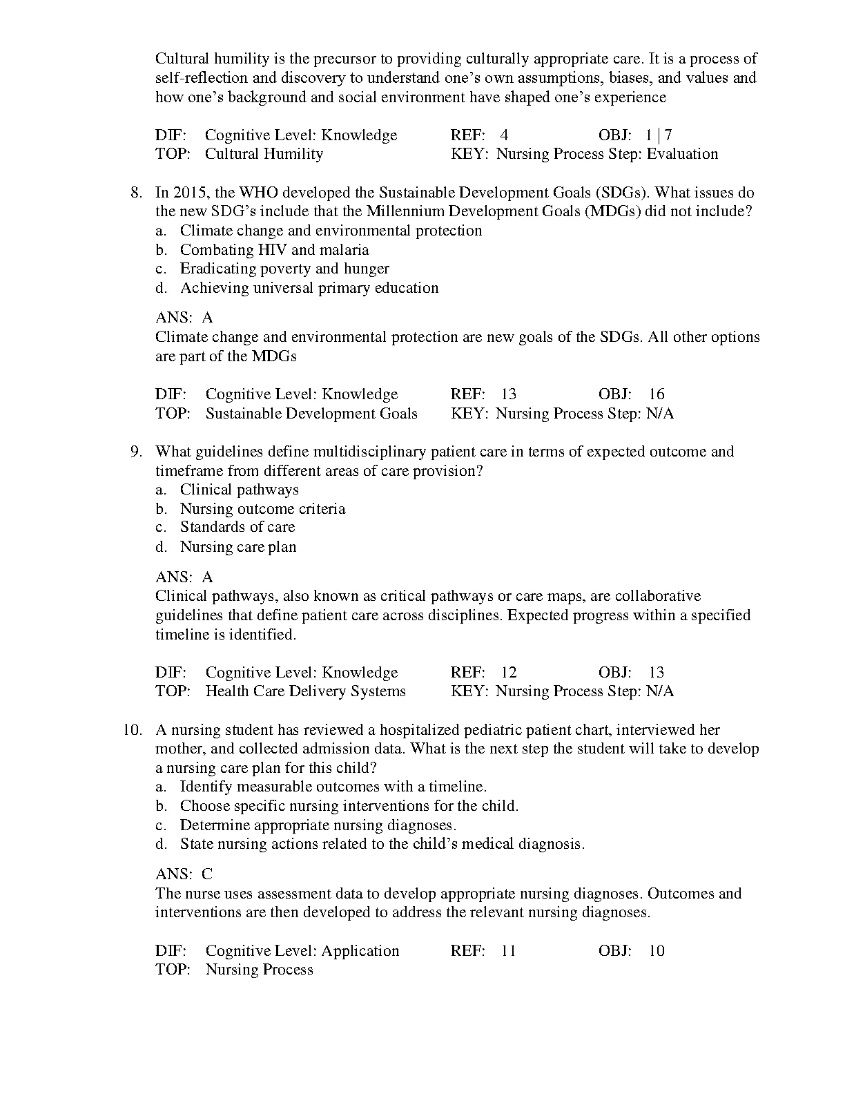 Maternity & Pediatrics Nursing Test Bank 2026/27 Canada IMG-3