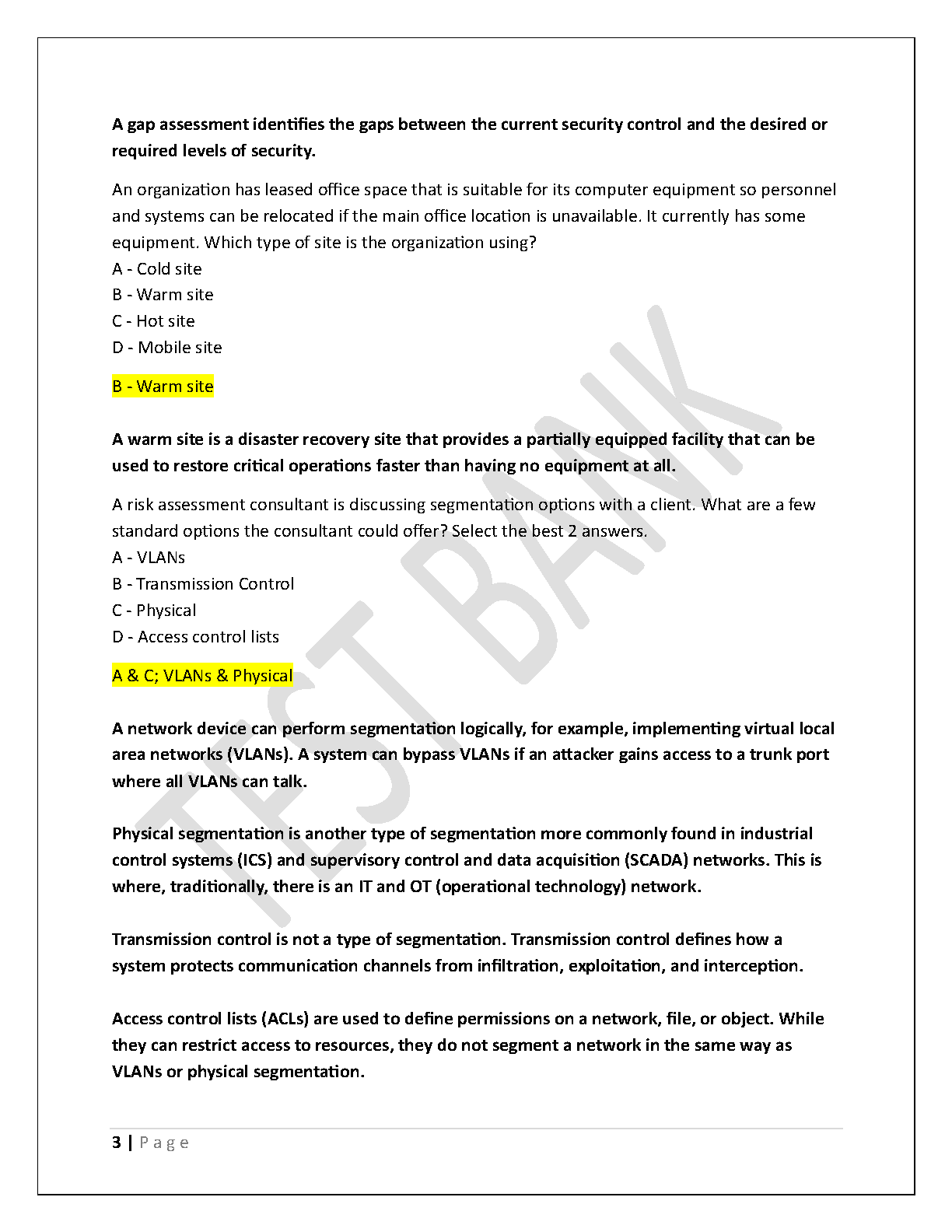 WGU D488 Cybersecurity Test Bank 2026/27 Verified Answers IMG-3