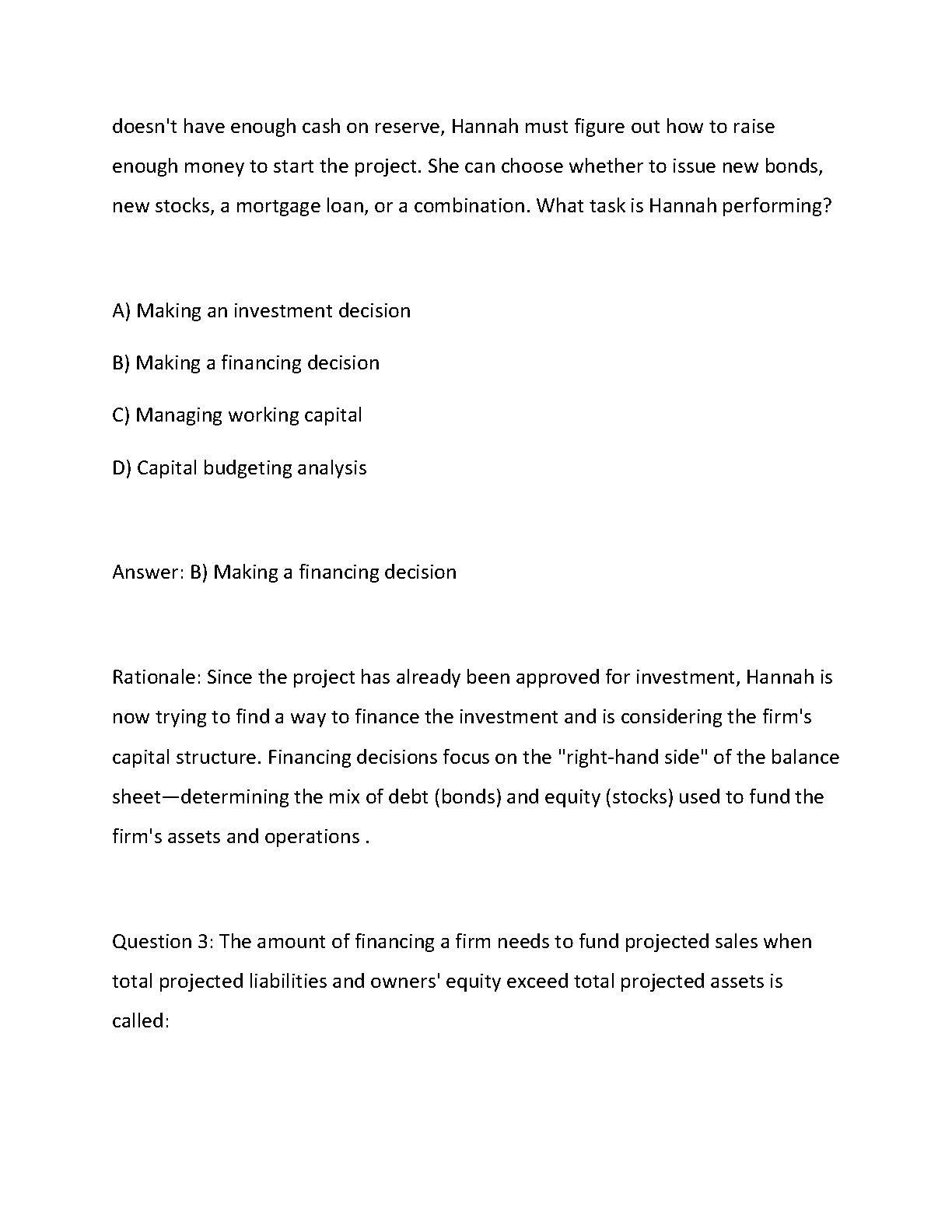 WGU D076 Finance Manager Study Guide 2026 Budgeting & Ratios