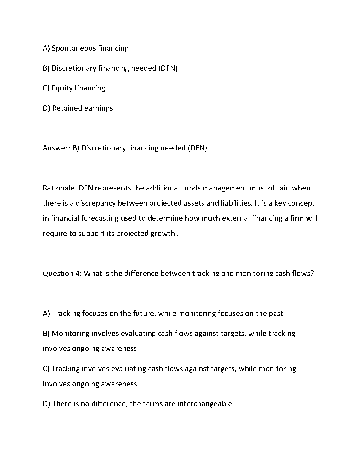 WGU D076 Finance Manager Study Guide 2026 Budgeting & Ratios IMG-3