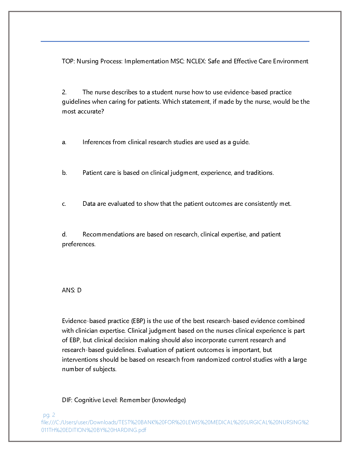 Medical Surgical Nursing Test Bank 2026/27 IMG-3