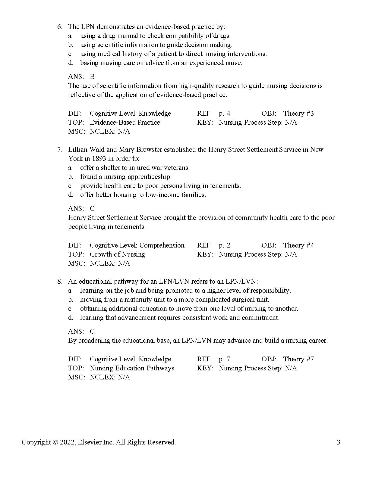 Nursing Fundamentals Test Bank 2026 Williams 6th Ed IMG-3