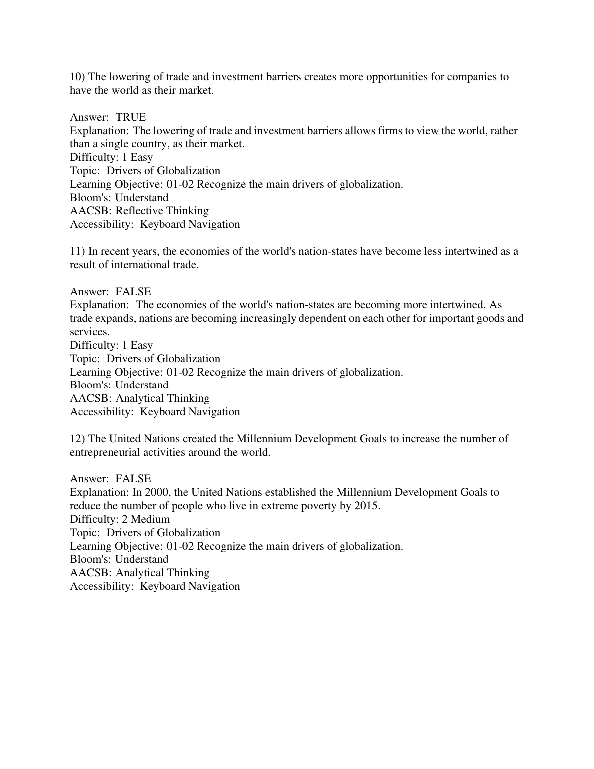 Global Business Today 11th Edition Test Bank IMG-1