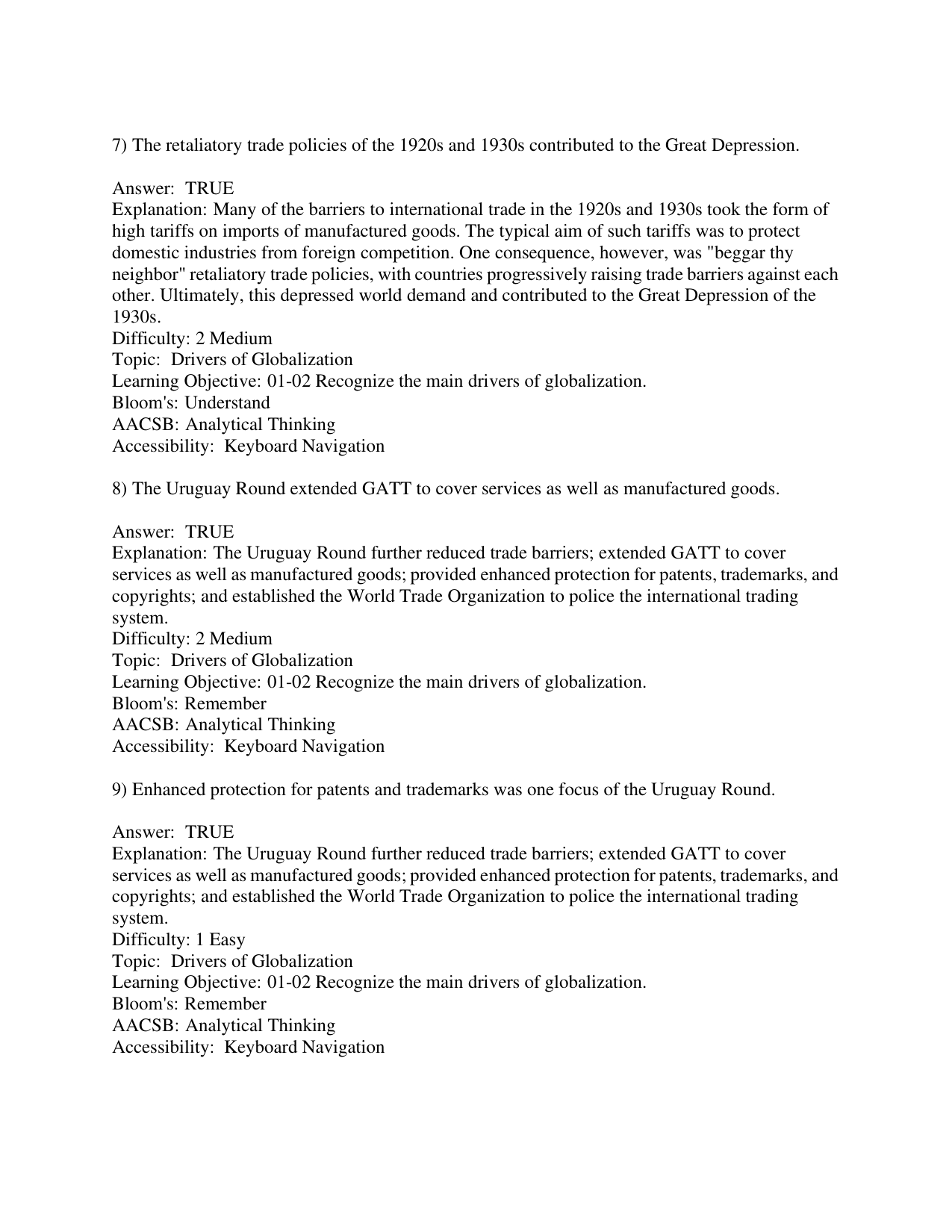 Global Business Today 11th Edition Test Bank IMG-3