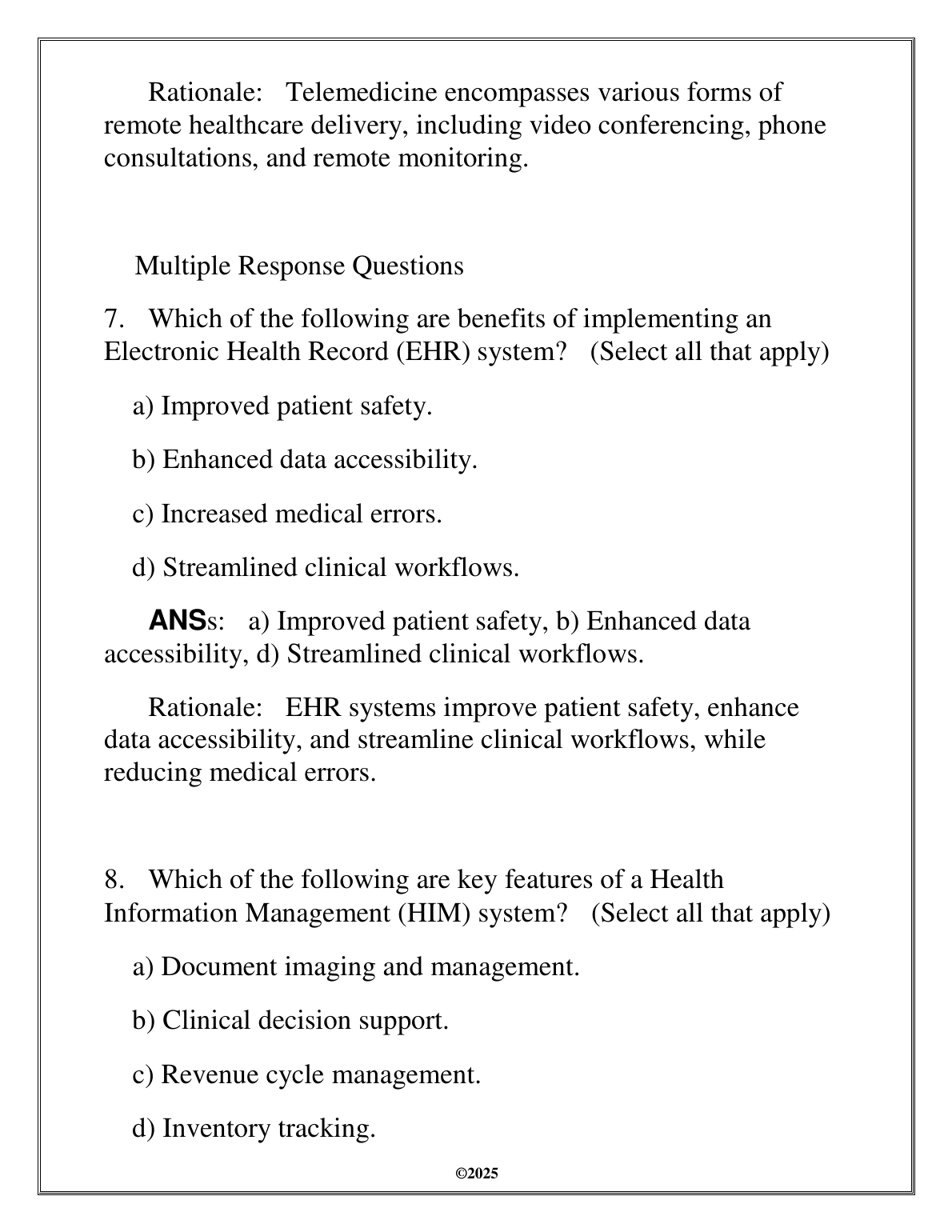 WGU HIM 3205 Healthcare System Apps Test Bank IMG-1