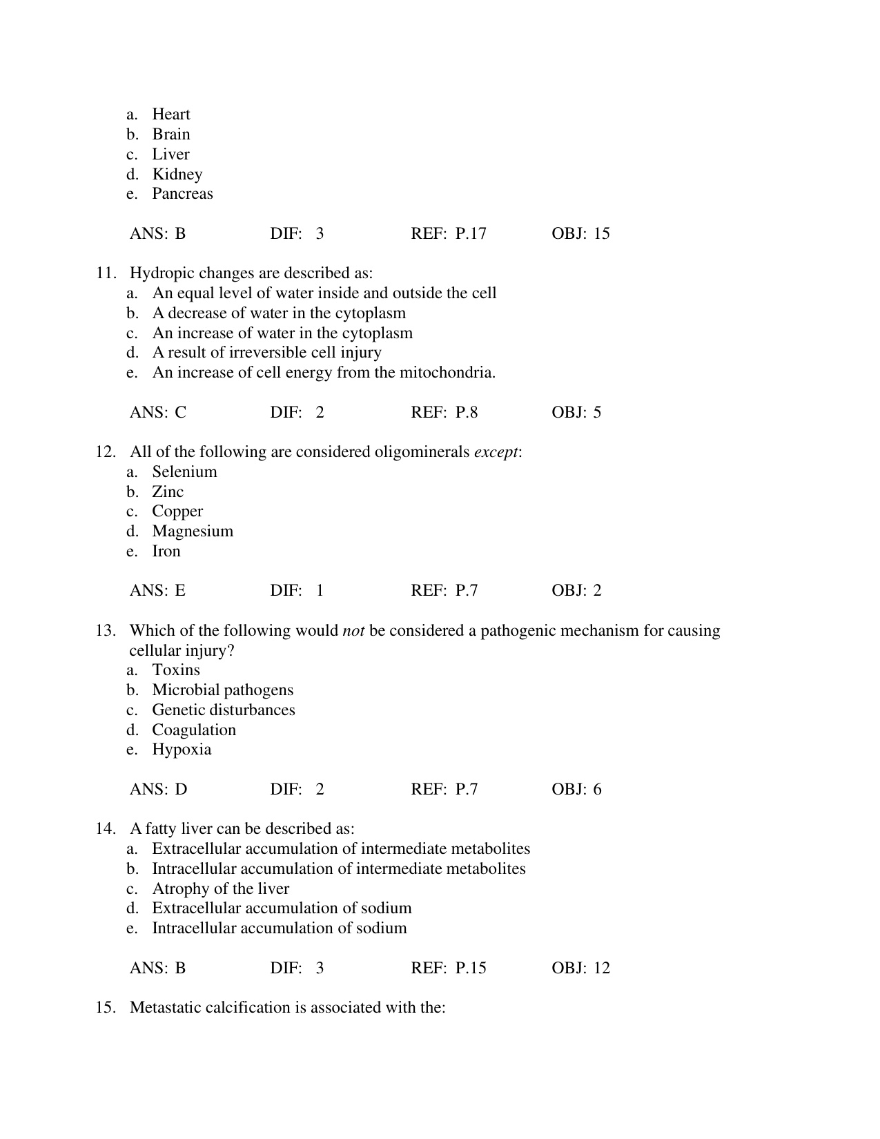 Pathology for the Health Professions 5th Edition TEST BANK IMG-3
